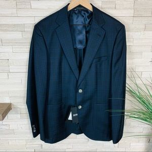HUGO BOSS NWT Men’s Janson Wool Check Blazer $595